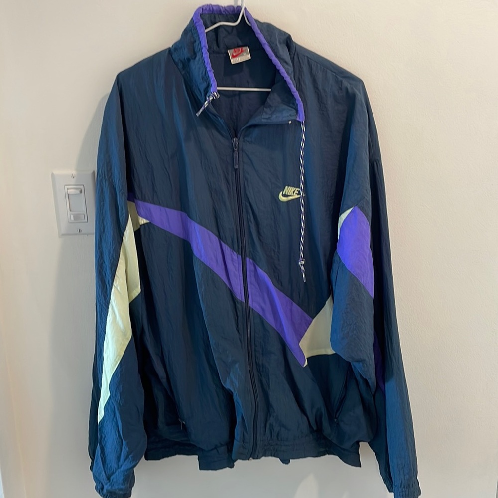 Vintage 90s Nike Grey Tag Windbreaker